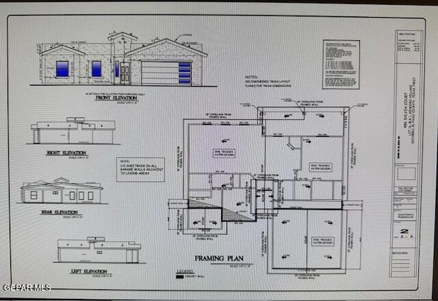 486 Sylvia Court, Socorro, TX 79927, 3 Habitaciones Habitaciones , ,2 BañosBaños,Residential,En Venta,486 Sylvia Court,921234