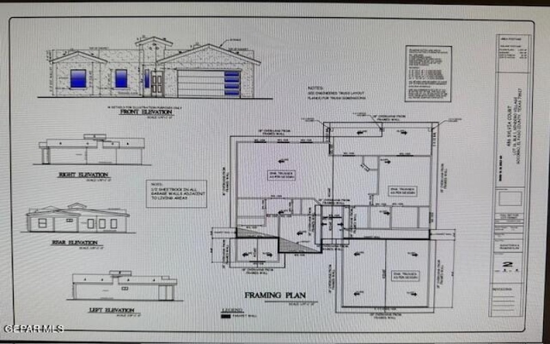 486 Sylvia Court, Socorro, TX 79927, 3 Habitaciones Habitaciones , ,2 BañosBaños,Residential,En Venta,486 Sylvia Court,921234