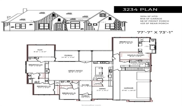 6674 Ridgeview Estates Lane, Bryan, TX 77808, 4 Bedrooms Bedrooms, ,3 BathroomsBathrooms,Residential,For Sale,6674 Ridgeview Estates Lane,25001602