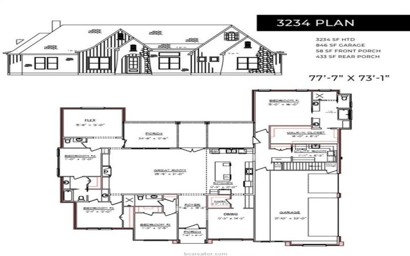 6674 Ridgeview Estates Lane, Bryan, TX 77808, 4 Bedrooms Bedrooms, ,3 BathroomsBathrooms,Residential,For Sale,6674 Ridgeview Estates Lane,25001602