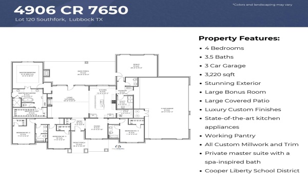 4906 County Road 7650, Lubbock, TX 79424, 4 Bedrooms Bedrooms, ,3 BathroomsBathrooms,Residential,For Sale,4906 County Road 7650,202552359