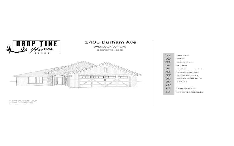 1405 Durham Avenue, Wolfforth, TX 79382, 4 Bedrooms Bedrooms, ,3 BathroomsBathrooms,Residential,For Sale,1405 Durham Avenue,202551721