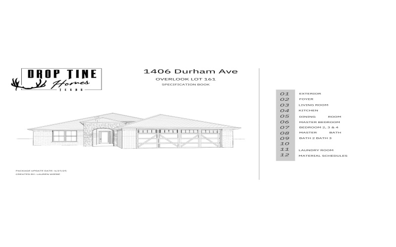 1406 Durham Avenue, Wolfforth, TX 79382, 4 Bedrooms Bedrooms, ,3 BathroomsBathrooms,Residential,For Sale,1406 Durham Avenue,202551723