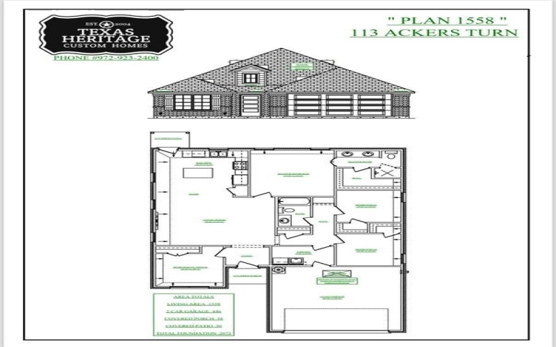 113 Ackers Turn, Corsicana, TX 75110, 4 Habitaciones Habitaciones , ,2 BañosBaños,Residential,En Venta,113 Ackers Turn,20616501