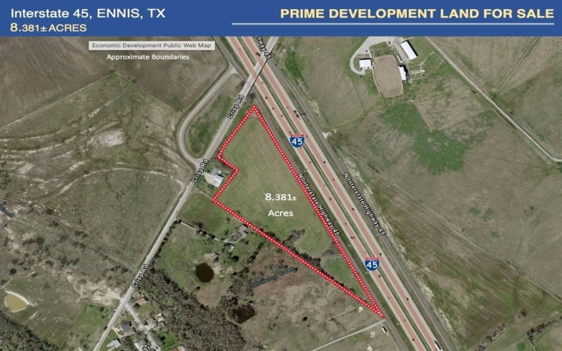 Tbd 8.38 Ac Interstate 45, Ennis, TX 75119, ,Commercial Sale,En Venta,Tbd 8.38 Ac Interstate 45,20542704