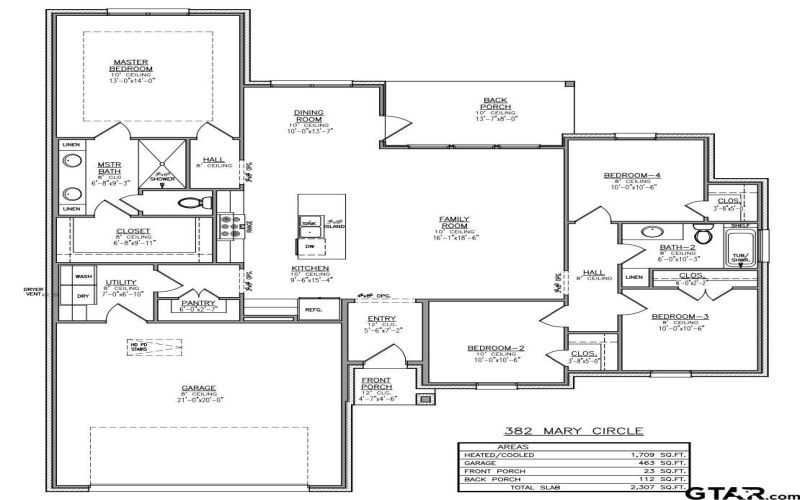 382 Mary Circle, Bullard, TX 75757, 4 Bedrooms Bedrooms, ,2 BathroomsBathrooms,Residential,For Sale,382 Mary Circle,25003120