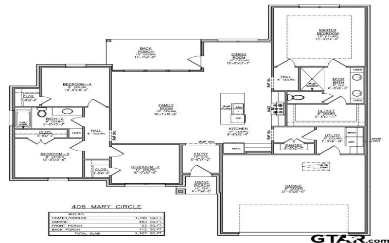 406 Mary Circle, Bullard, TX 75757, 4 Habitaciones Habitaciones , ,2 BañosBaños,Residential,En Venta,406 Mary Circle,25003122