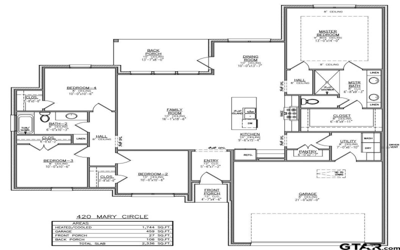 420 Mary Circle, Bullard, TX 75757, 4 Bedrooms Bedrooms, ,2 BathroomsBathrooms,Residential,For Sale,420 Mary Circle,25003125
