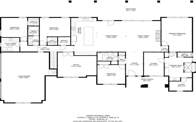 1790 Crestridge Circle, Princeton, TX 75407, 5 Habitaciones Habitaciones , ,5 BañosBaños,Residential,En Venta,1790 Crestridge Circle,20725492