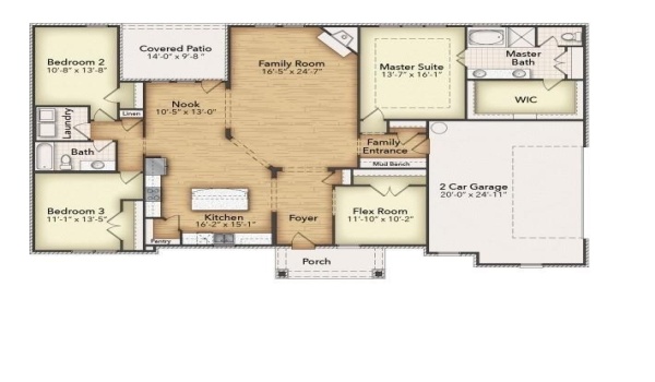 2605 Witness Tree Road, Oak Ridge, TX 75161, 3 Habitaciones Habitaciones , ,2 BañosBaños,Residential,En Venta,2605 Witness Tree Road,20740526