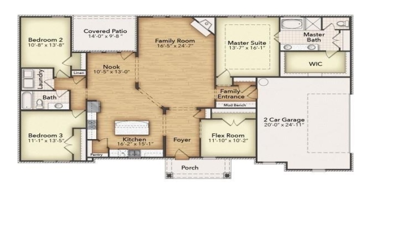 2605 Witness Tree Road, Oak Ridge, TX 75161, 3 Habitaciones Habitaciones , ,2 BañosBaños,Residential,En Venta,2605 Witness Tree Road,20740526