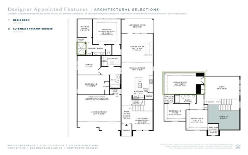 809 Mountain Aloe Drive, Fort Worth, TX 76247, 4 Habitaciones Habitaciones , ,3 BañosBaños,Residential,En Venta,809 Mountain Aloe Drive,20742509